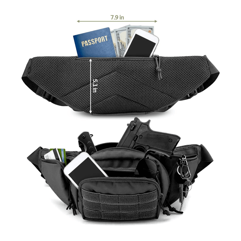 Tactical Waist Bag MOLLE EDC Pouch