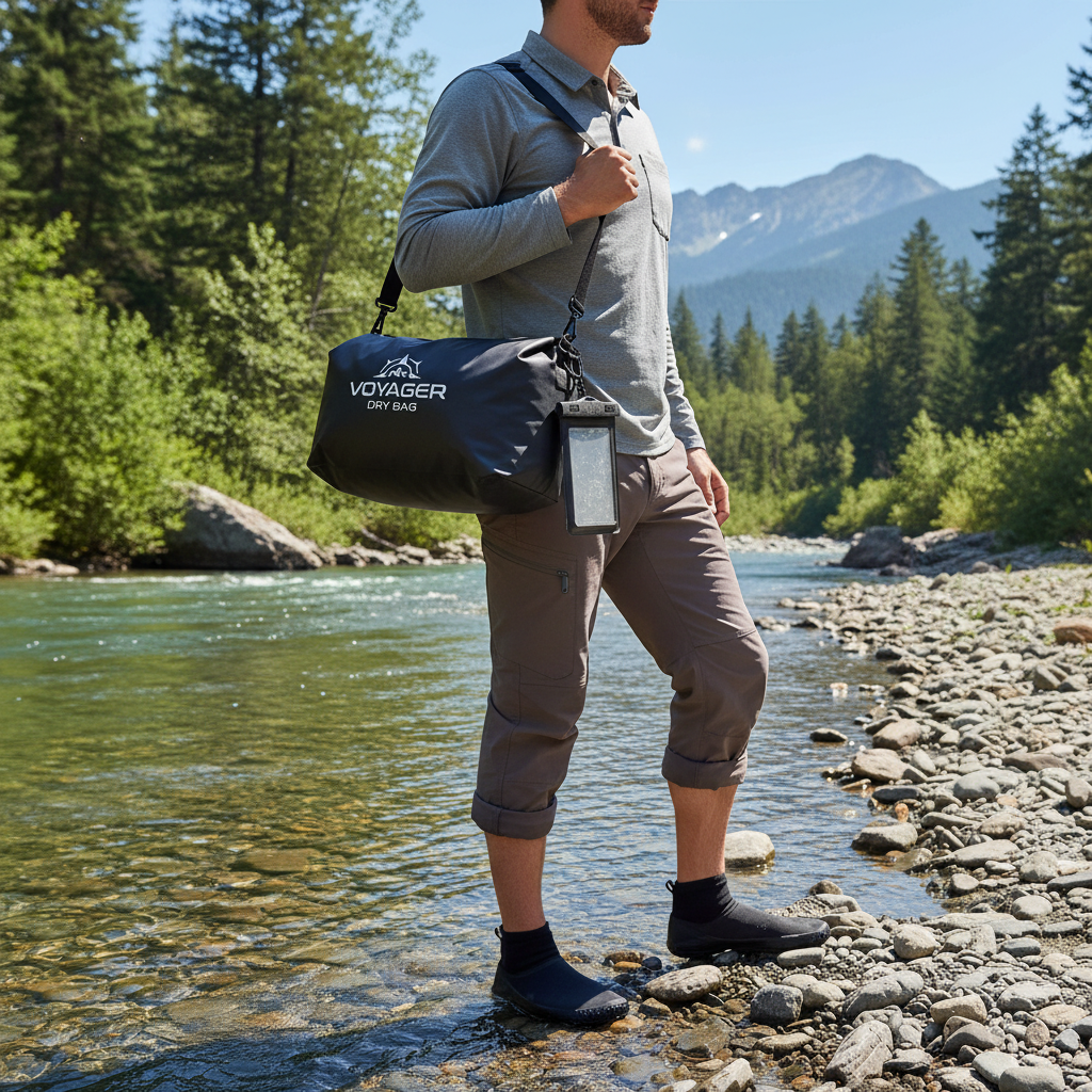 30L Dry Bag with person