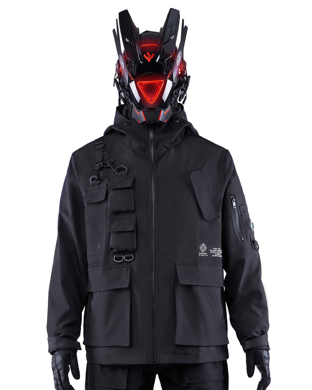 IBJ333 Tactical Matte Black Jacket Niepce