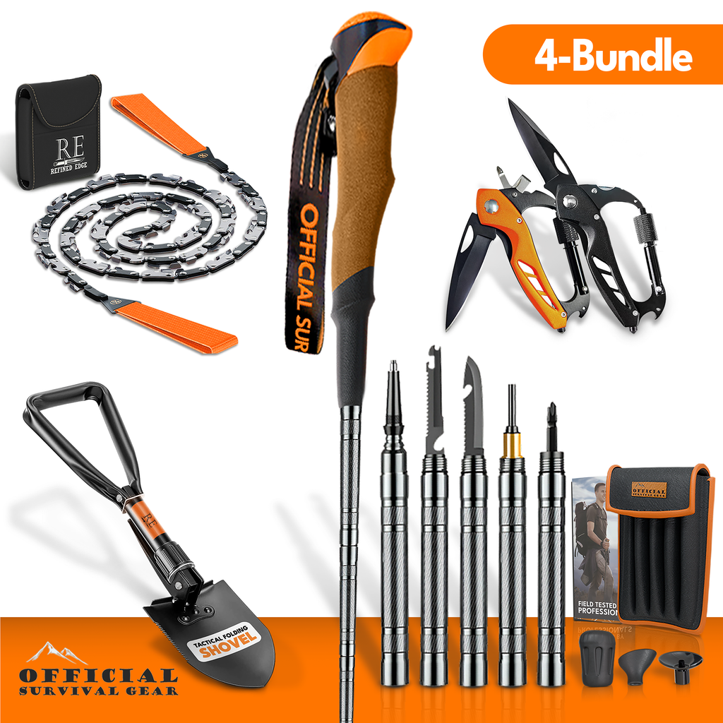 Survival Essential Bundle — 4-Piece Tactical Field Kit