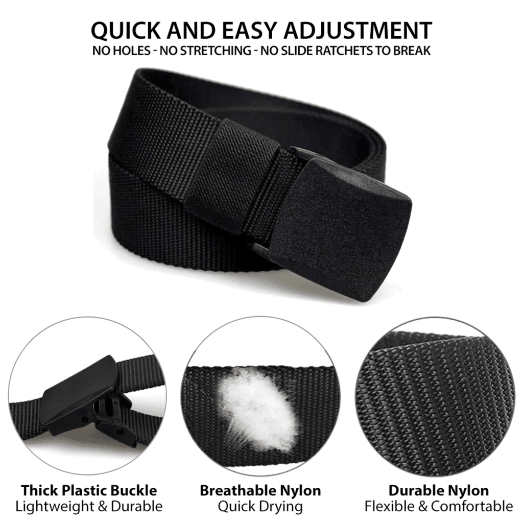 XGear Tactical Adjustable Nylon Belt with Plastic Buckle Jupiter Gear