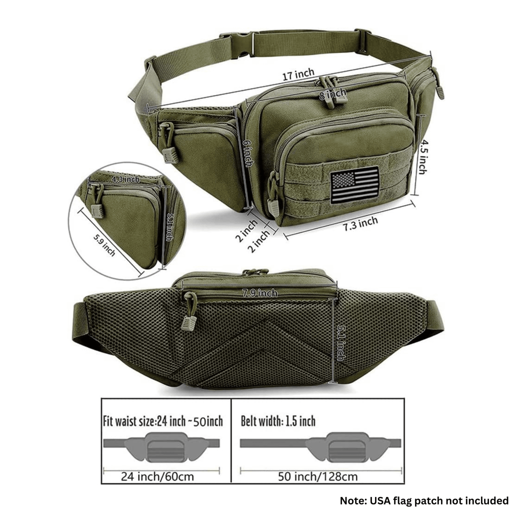 Tactical Waist Bag MOLLE EDC Pouch
