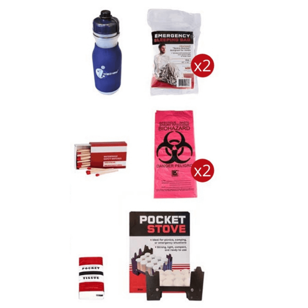 WSK 3-Day Food Storage Emergency Survival Kit with Rolling Bag Jupiter Gear