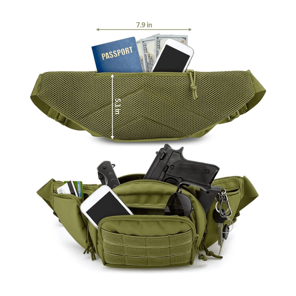 Tactical Waist Bag MOLLE EDC Pouch