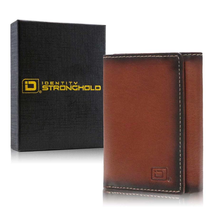 Men's RFID Trifold Wallet 7 Slot with ID Window