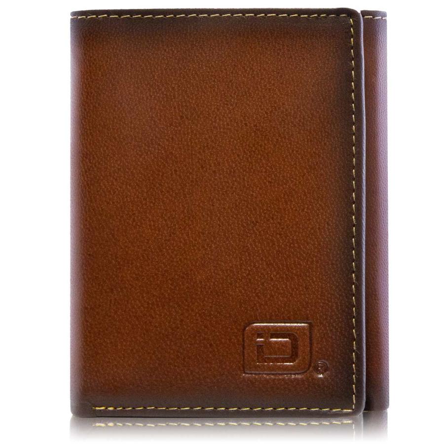 Men's RFID Trifold Wallet 7 Slot with ID Window