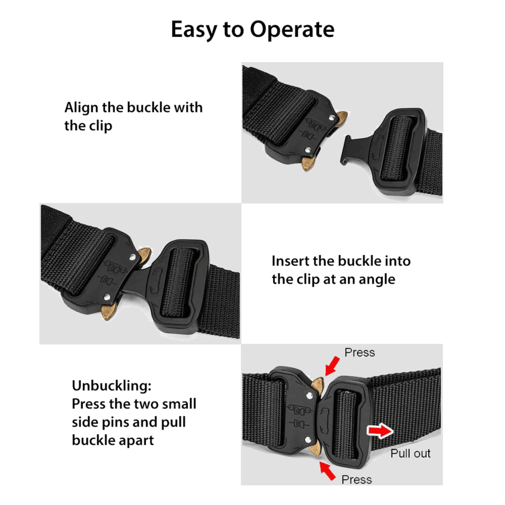 XGear Tactical Mens Tactical Belt Riggers Style with Buckle Jupiter Gear