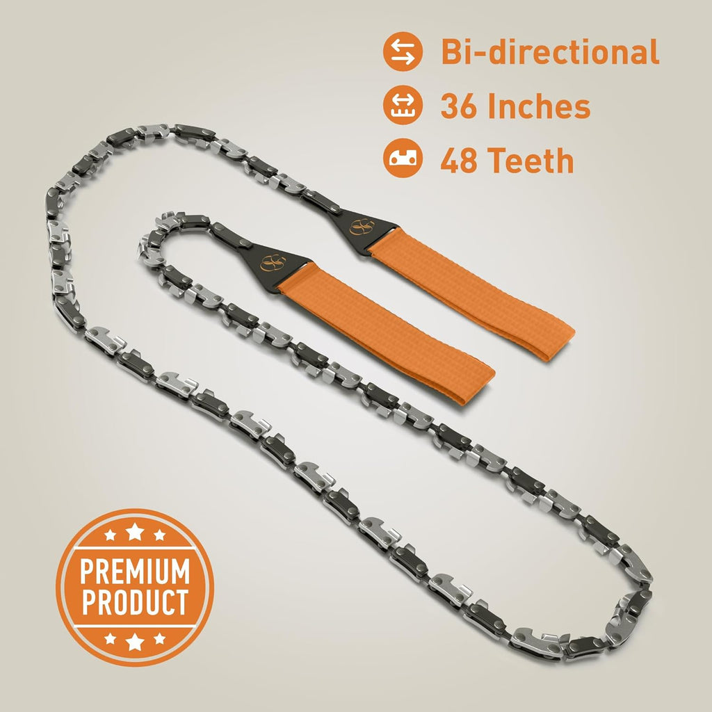 Pocket Chain-Saw — 36-Inch Portable Survival Saw
