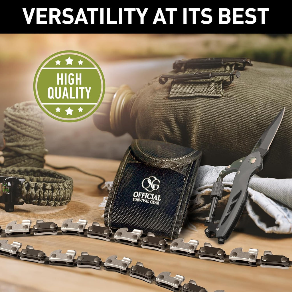 Pocket Chain-Saw — 36-Inch Portable Survival Saw