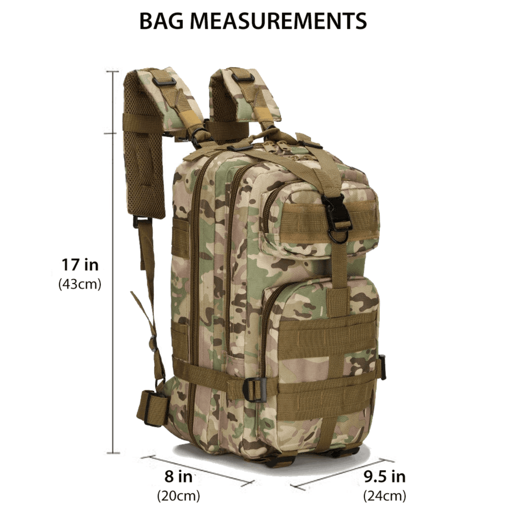 XGear Tactical Small 30L Tactical Backpack Survival Bag Jupiter Gear
