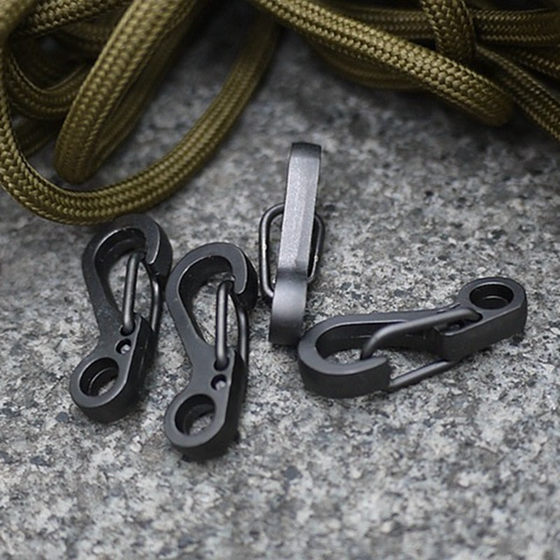 EDC Paracord Snap Carabiner Clips 10-Pack