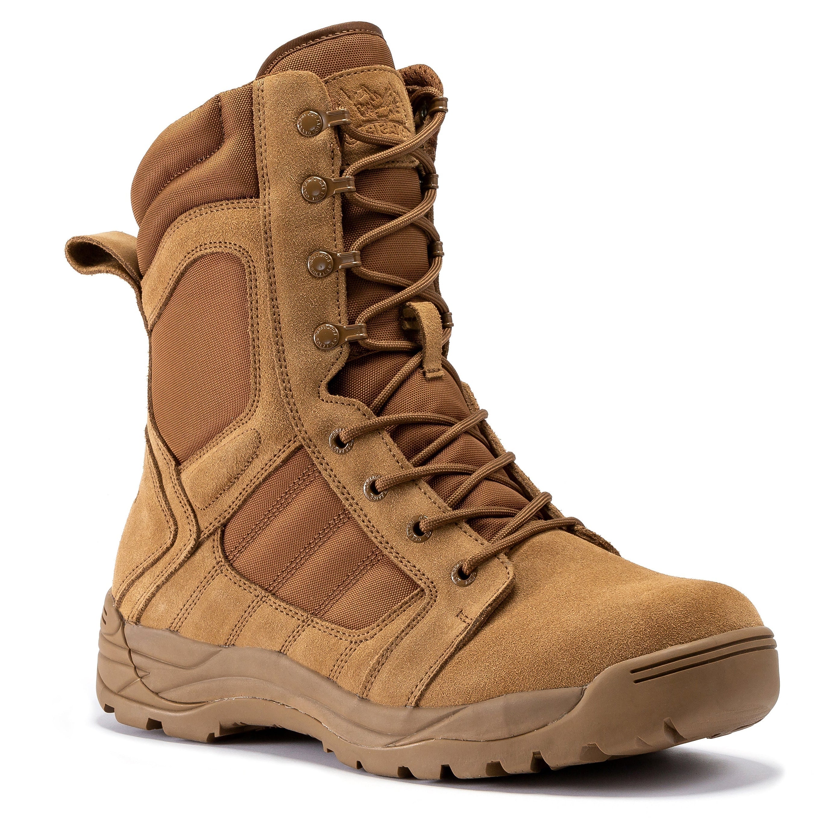 Botas Pro Coyote Men s 8 inch Side Zipper Rubber Sole Tactical Boots BMP110CT