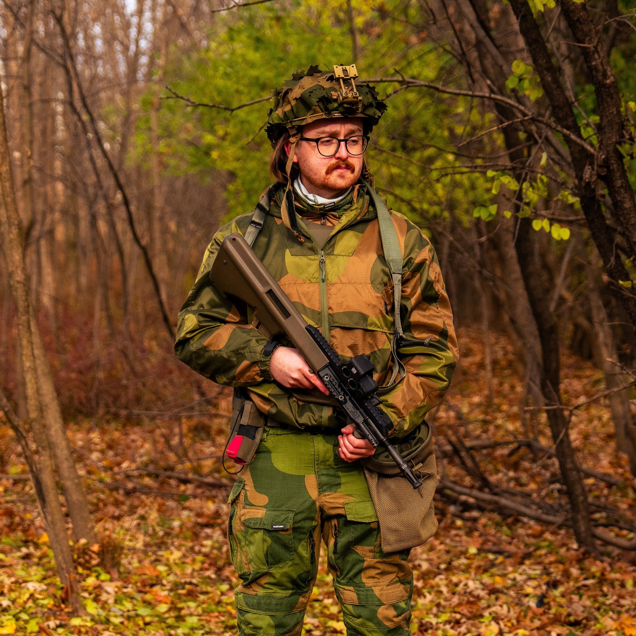 QILO x AP Retro Windbreaker Gen. III Retro Windbreaker in Norwegian Woodland Americana Pipedream Apparel