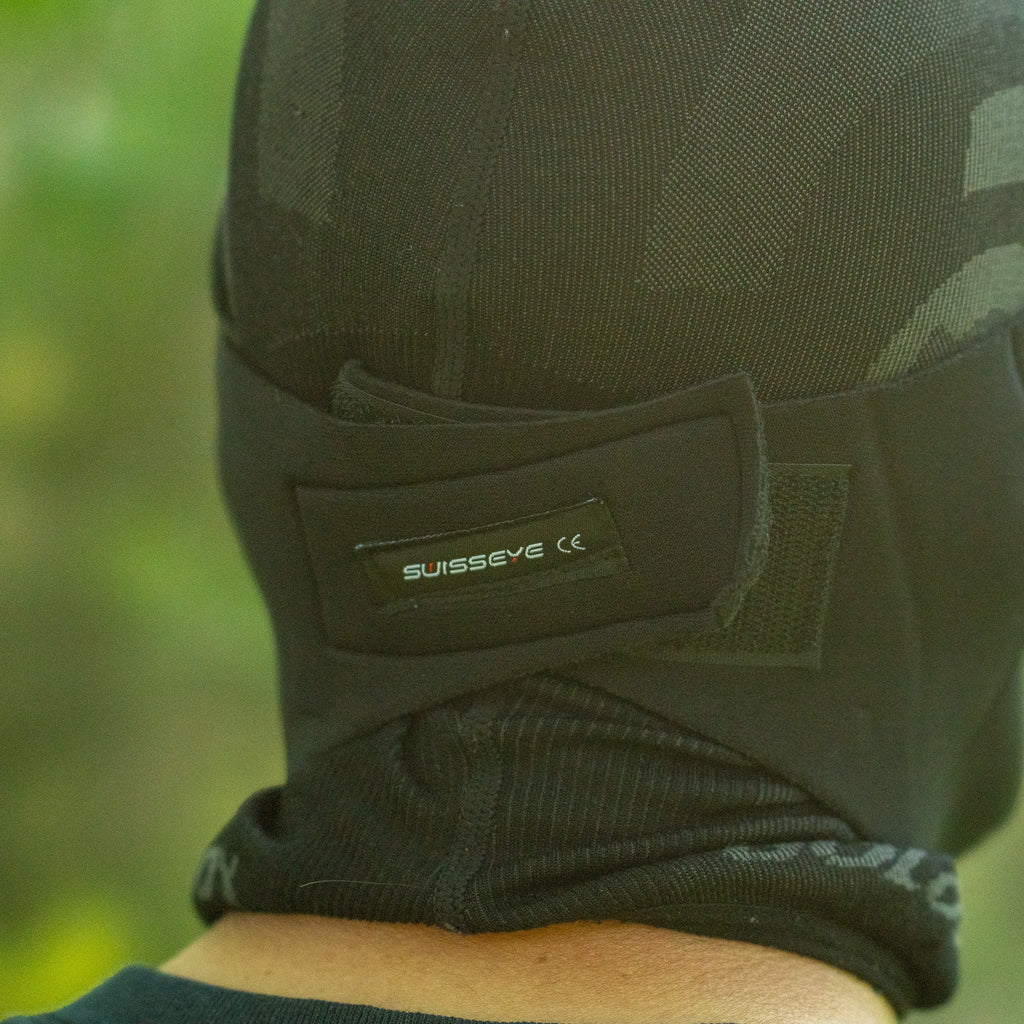 SwissEye Black Neoprene Mask w/Ballistic Smoke Lenses Americana Pipedream Apparel
