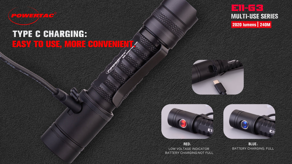 E11 Gen3 2020 Lumen Rechargeable EDC Flashlight