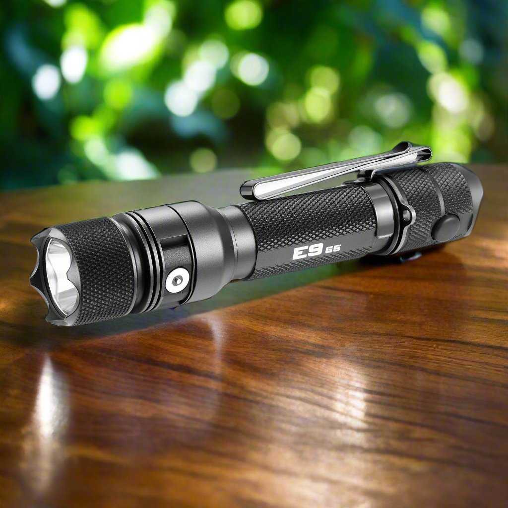 E9 GEN5 Long Throw- 3 000 Lumen 388 Meter Tactical EDC Flashlight