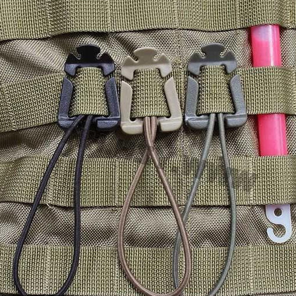 MOLLE Backpack Buckle Carabiner Clips Nylon EDC Hanger Hook