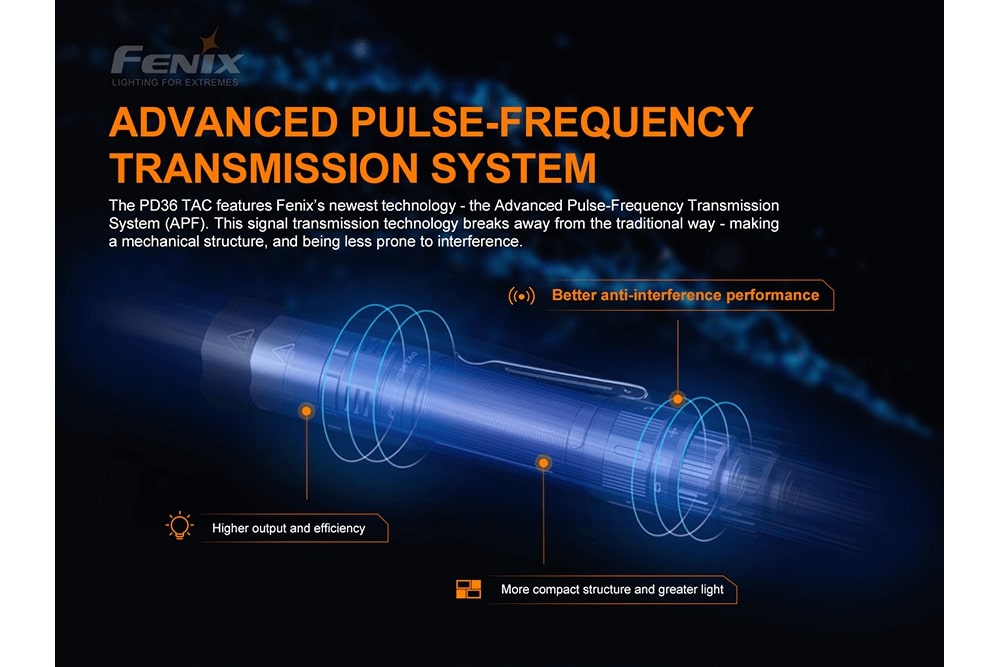 Fenix PD36 TAC Tactical Flashlight - 3000 Lumens Fenix Store