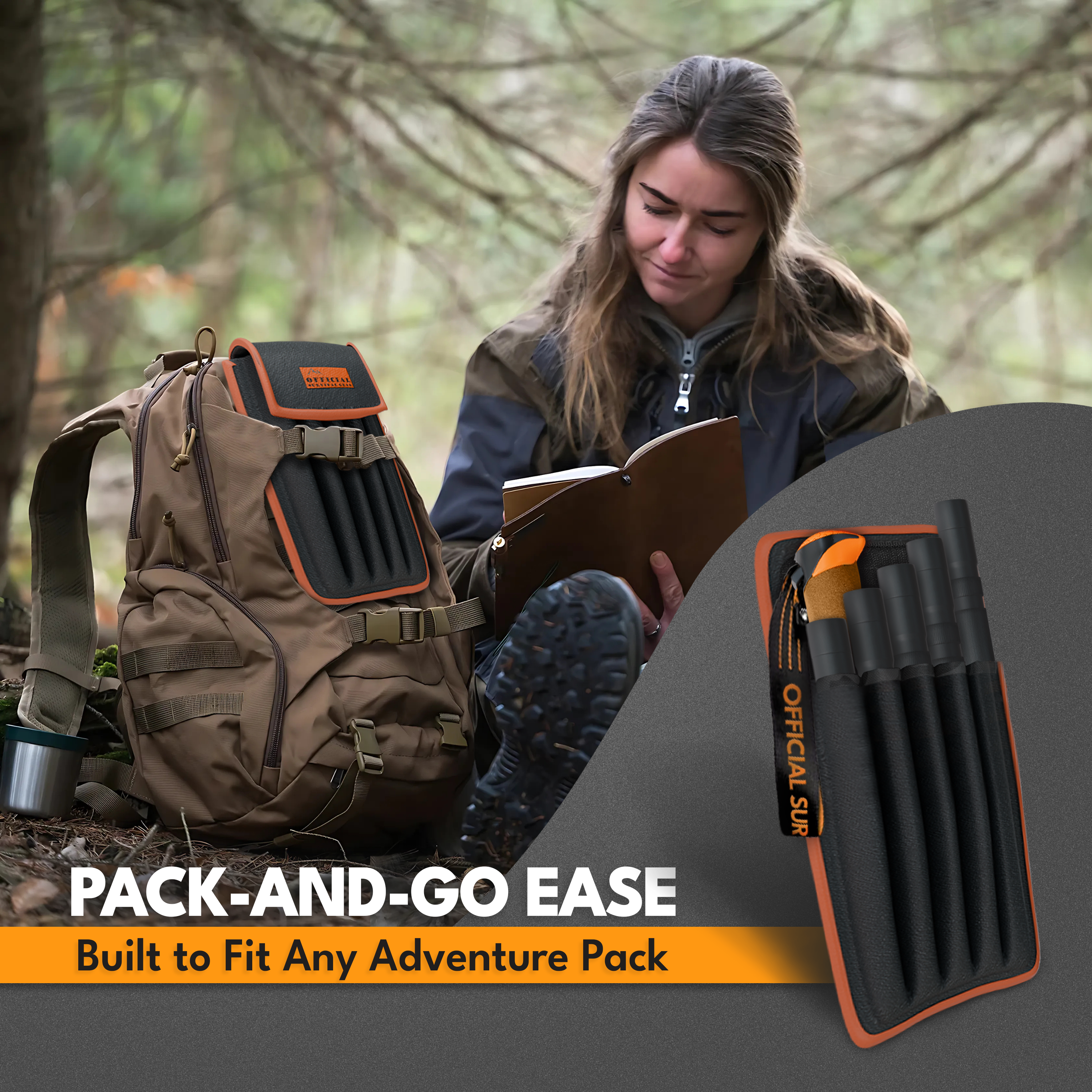 TrailGuard Stick — Collapsible Multi-Tool Tactical Hiking Staff