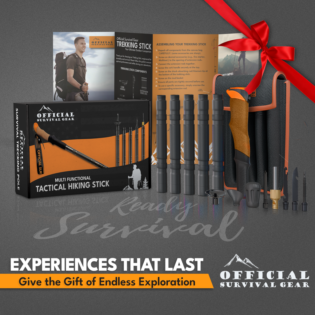 TrailGuard Stick — Collapsible Multi-Tool Tactical Hiking Staff