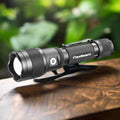 FlexBeam 1200LM Thread-Zoom Hunting Flashlight 700M Range Stable on Guns Bikes