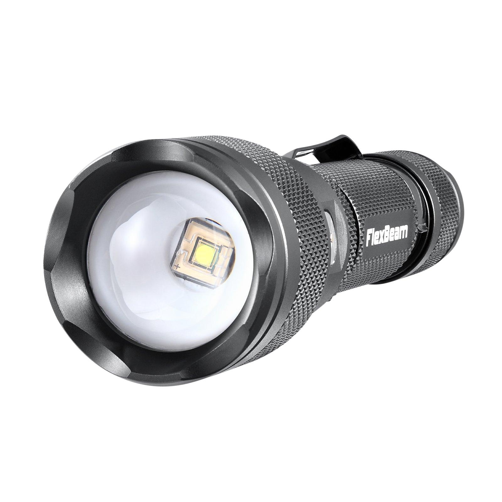 FlexBeam 1200LM Zoom Hunting Flashlight 700M Range