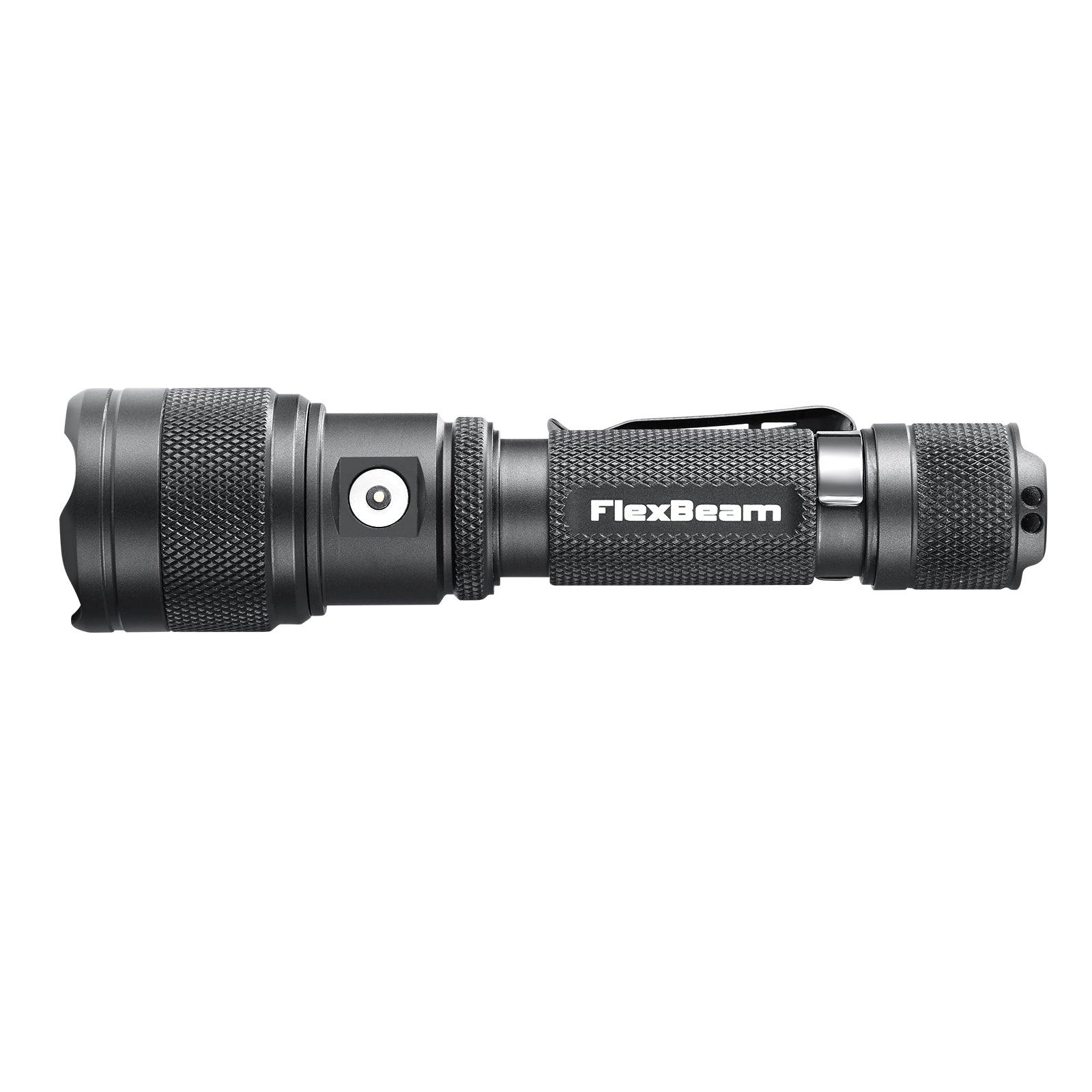 FlexBeam 1200LM Zoom Hunting Flashlight 700M Range