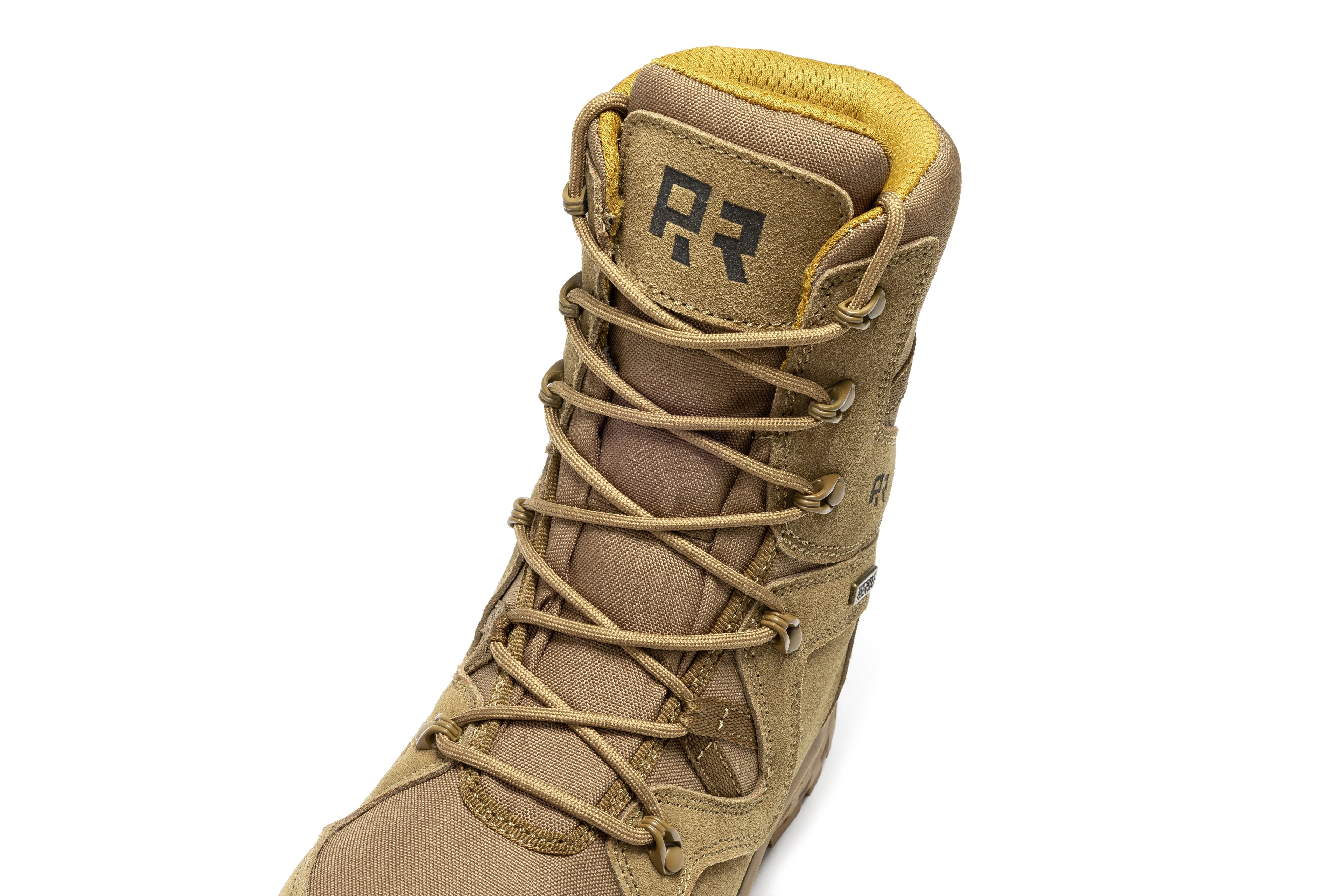 ROCKROOSTER Colmar Coyote 8 inch Suede Leather Waterproof Tactical & Military Boots AB520 Rock Rooster Footwear Inc
