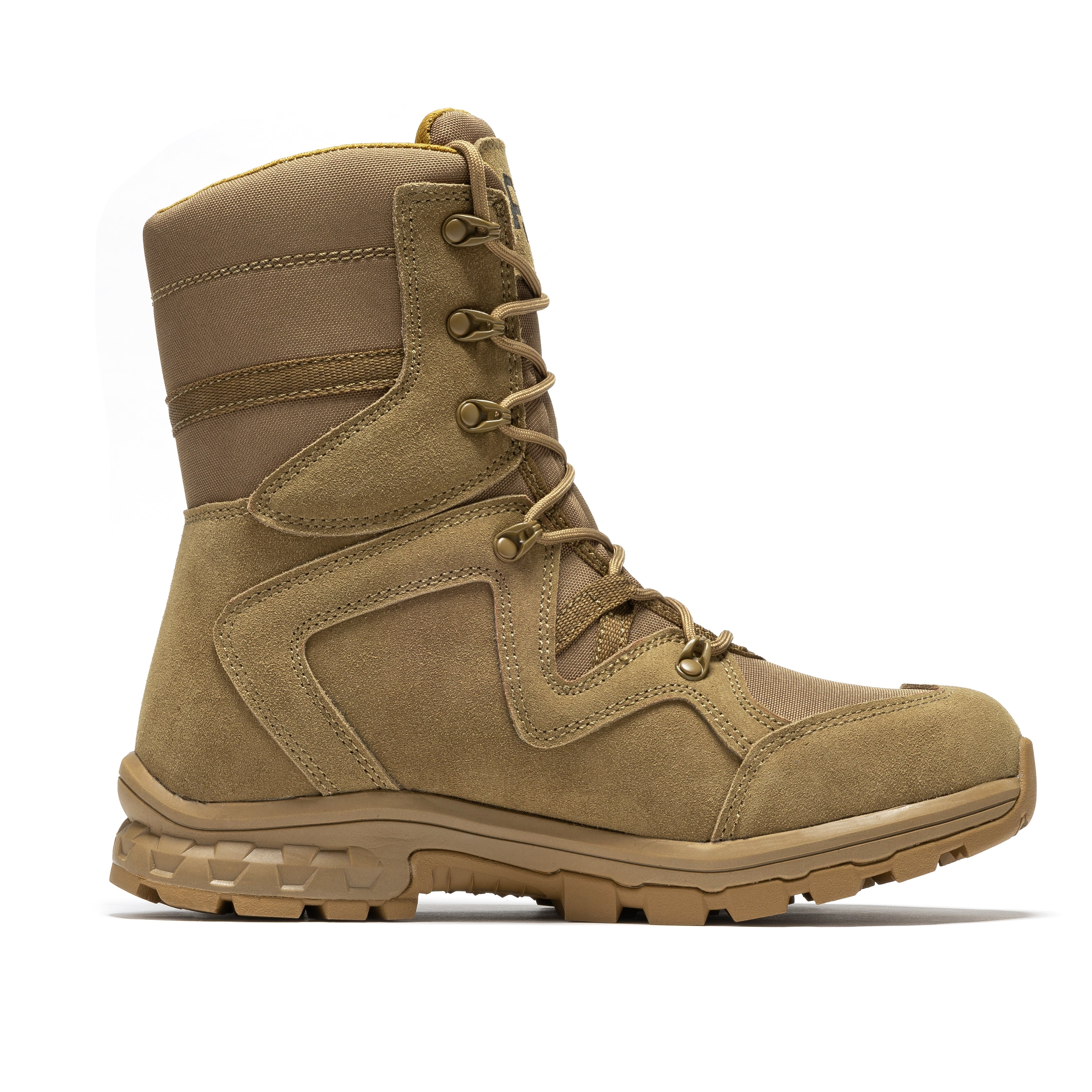 ROCKROOSTER Colmar Coyote 8 inch Suede Leather Waterproof Tactical & Military Boots AB520 Rock Rooster Footwear Inc