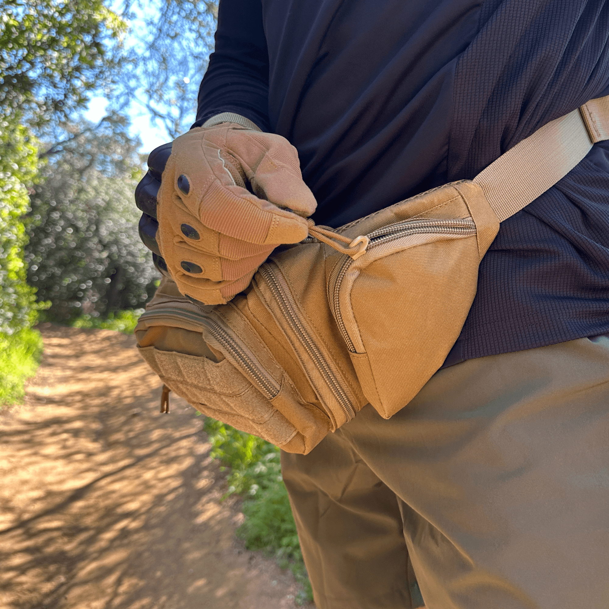 Tactical Waist Bag MOLLE EDC Pouch