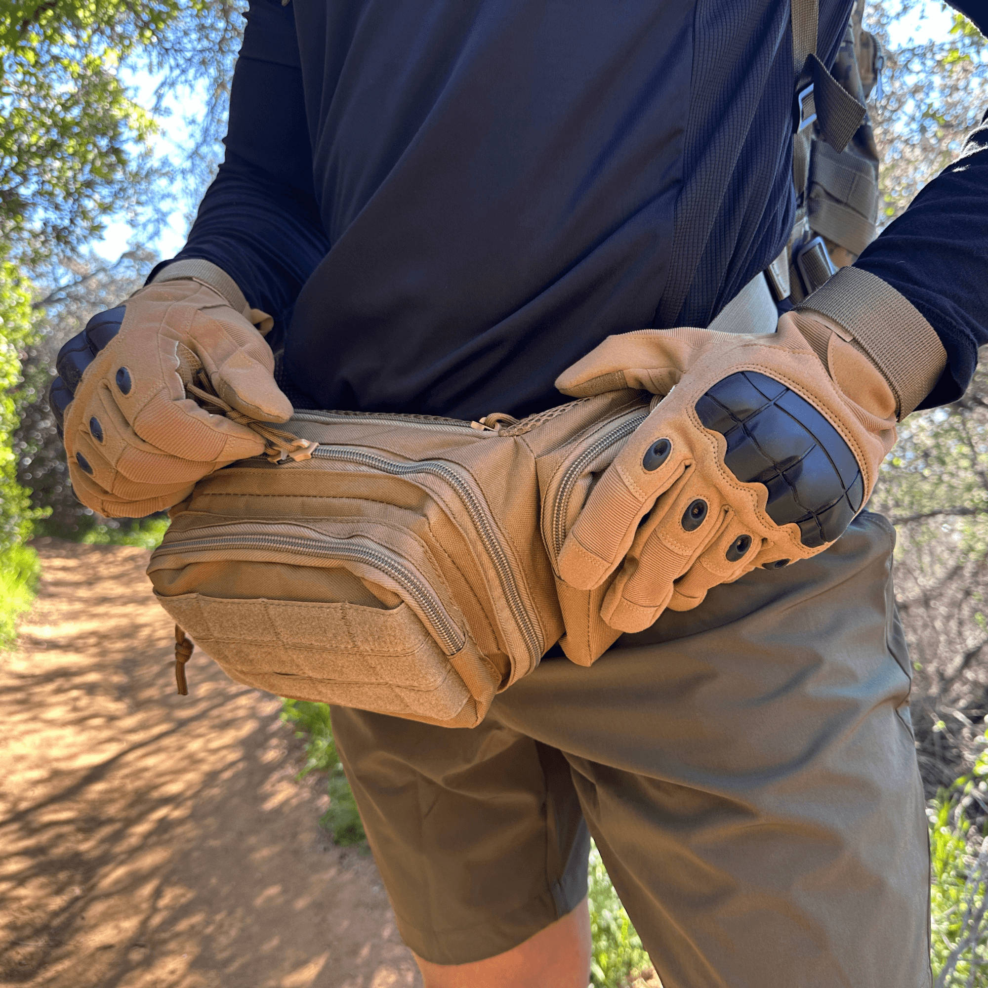 Tactical Waist Bag MOLLE EDC Pouch