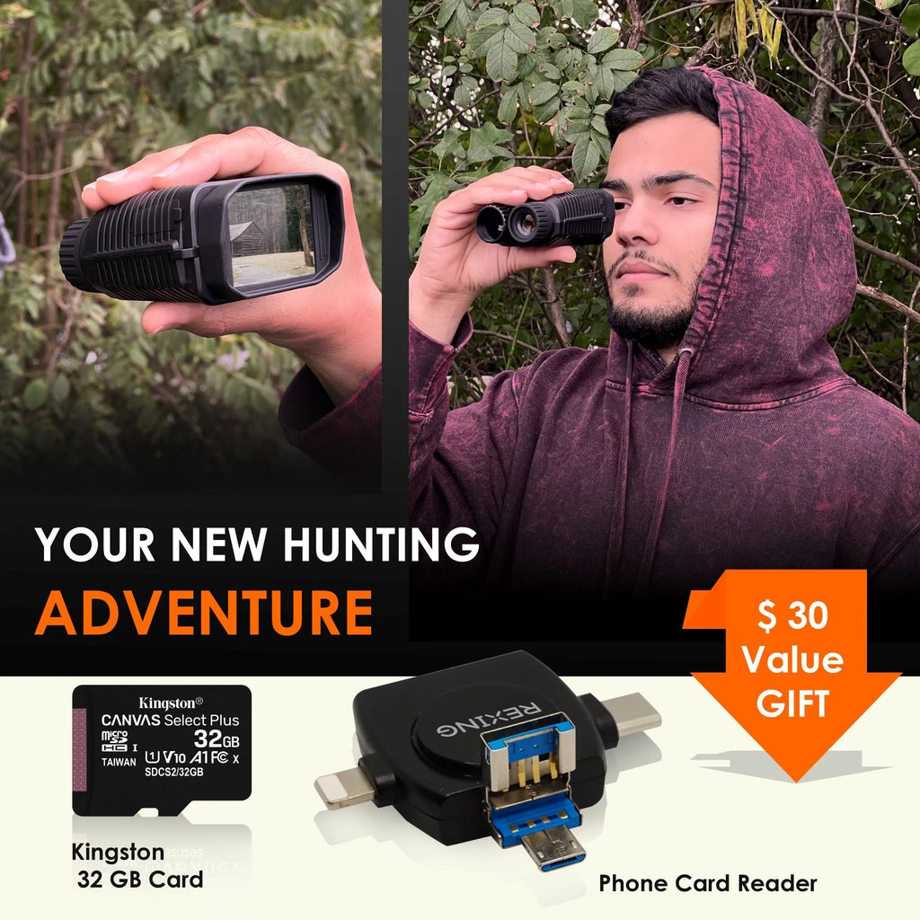 Rexing B1 Mini — 1080p Infrared Night Vision Digital Binoculars