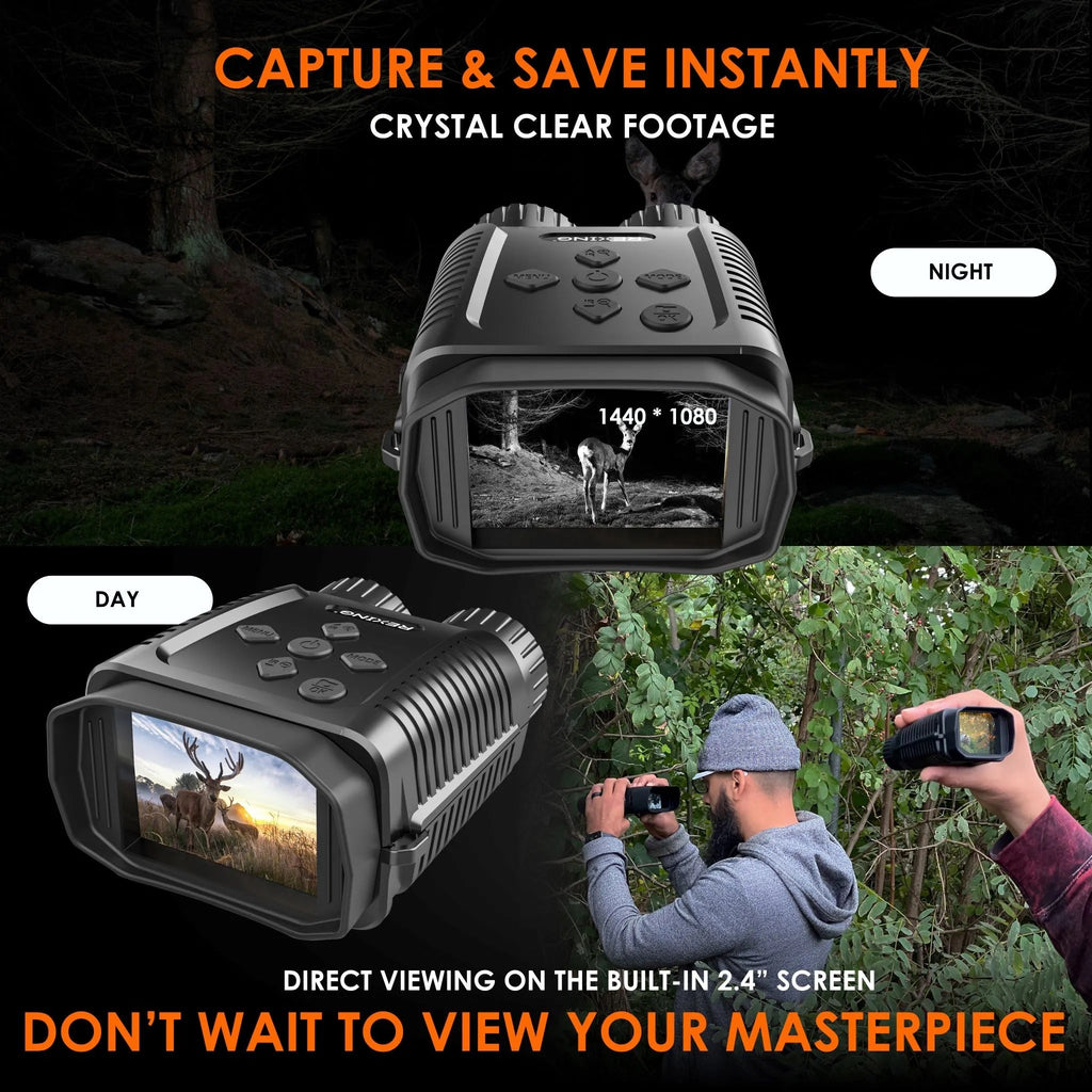Rexing B1 Mini — 1080p Infrared Night Vision Digital Binoculars
