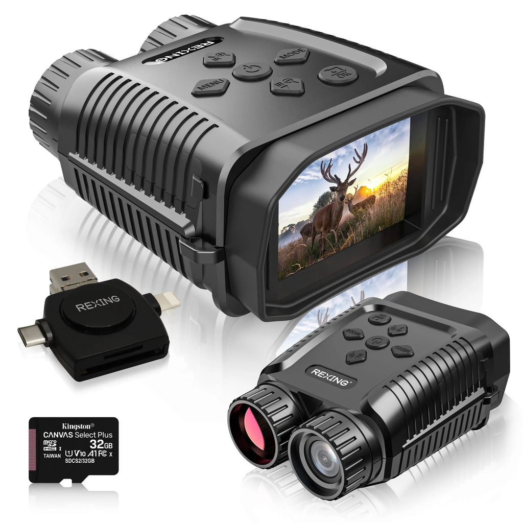 Rexing B1 Mini — 1080p Infrared Night Vision Digital Binoculars