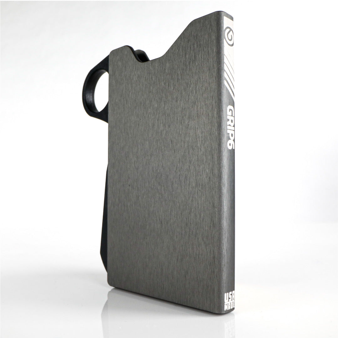 GRIP6 Gunmetal Wallet — Slim RFID-Blocking EDC Wallet