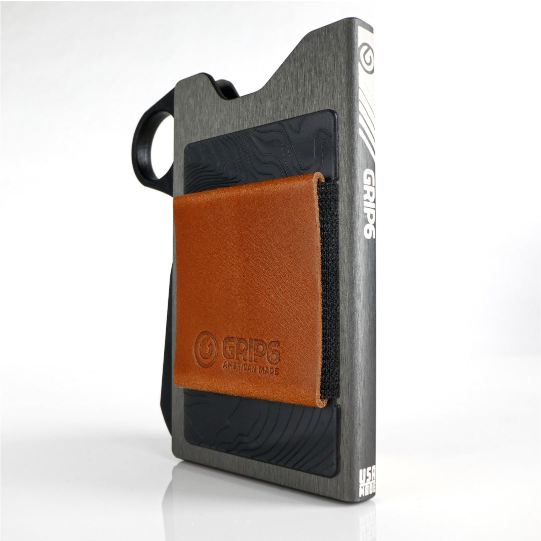 GRIP6 Gunmetal Wallet — Slim RFID-Blocking EDC Wallet