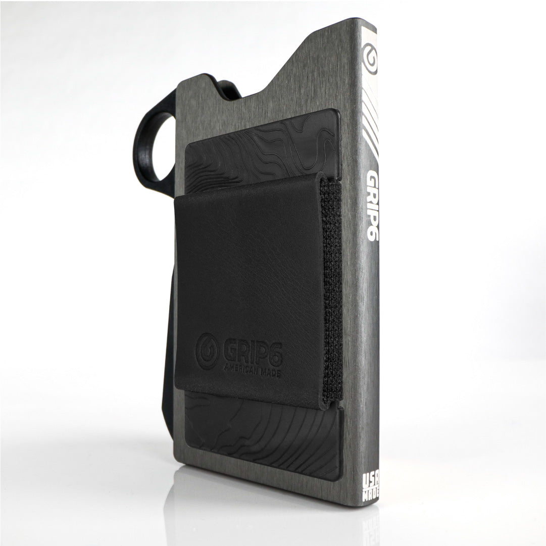GRIP6 Gunmetal Wallet — Slim RFID-Blocking EDC Wallet