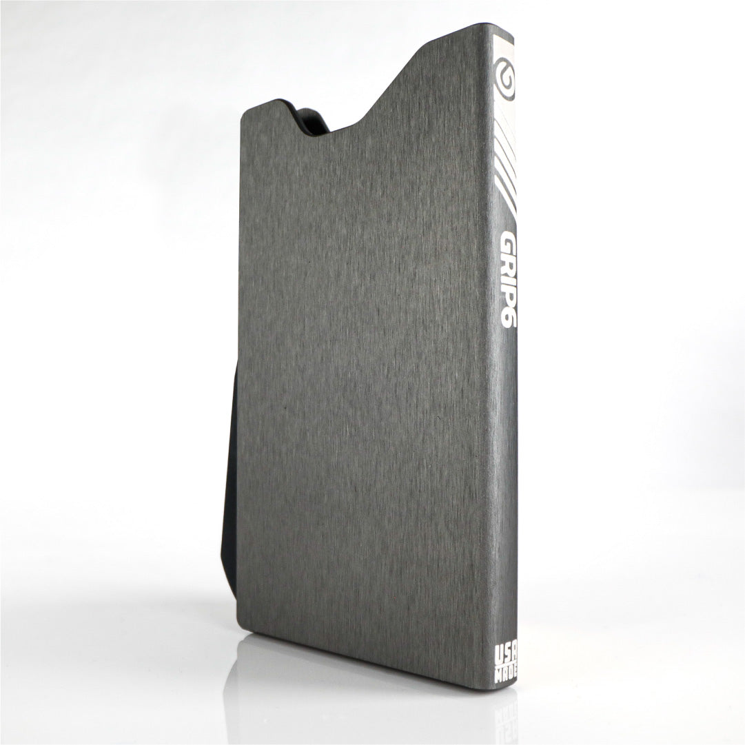 GRIP6 Gunmetal Wallet — Slim RFID-Blocking EDC Wallet