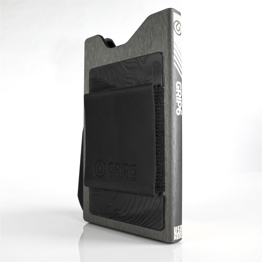 GRIP6 Gunmetal Wallet — Slim RFID-Blocking EDC Wallet