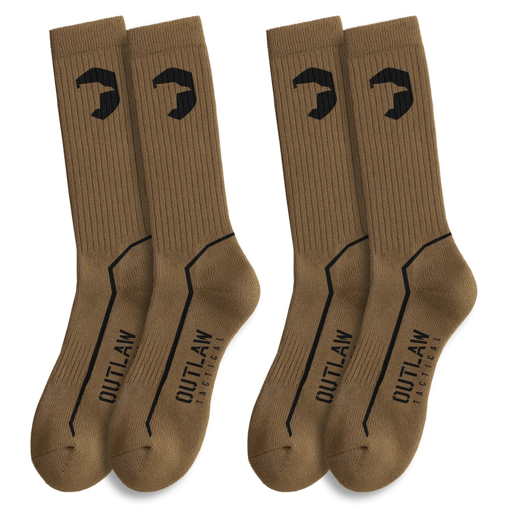 Tactical Merino Wool Cushion Socks - 2 Pairs OutLaw Eyewear