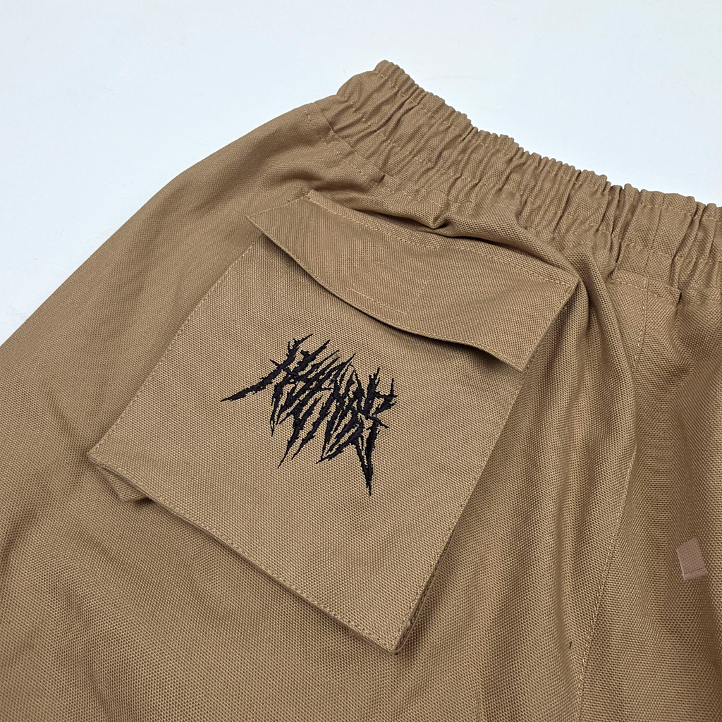 Pack Tactics Cargo Shorts Tan Any Means Necessary Clothing