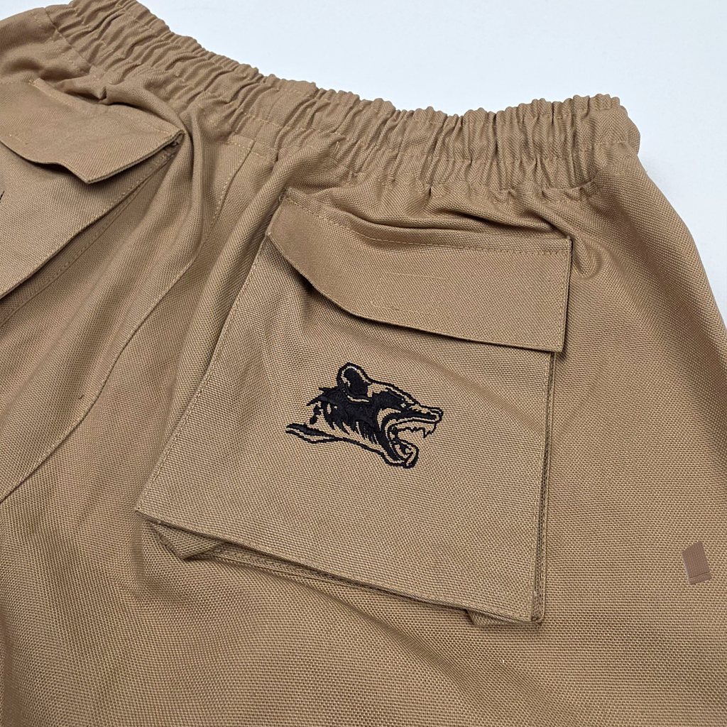 Pack Tactics Cargo Shorts Tan Any Means Necessary Clothing