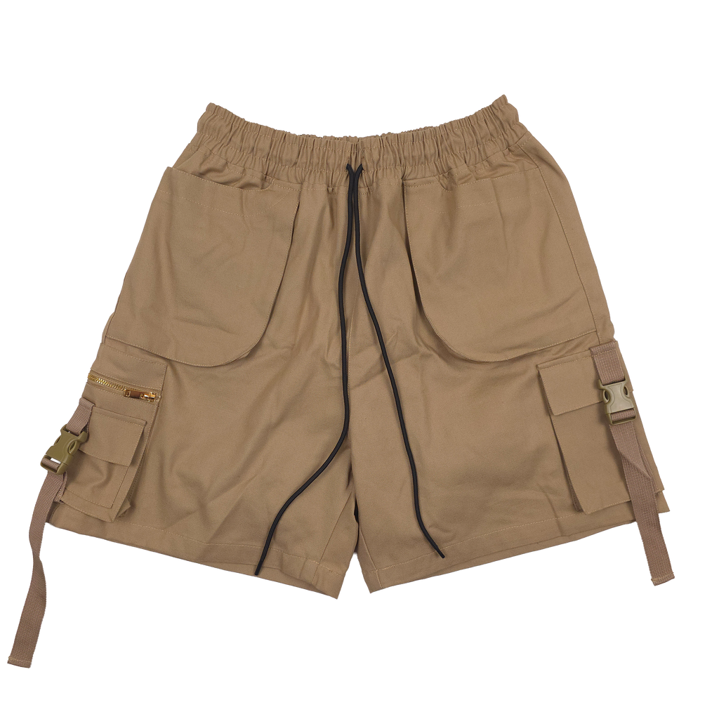 Pack Tactics Cargo Shorts Tan Any Means Necessary Clothing