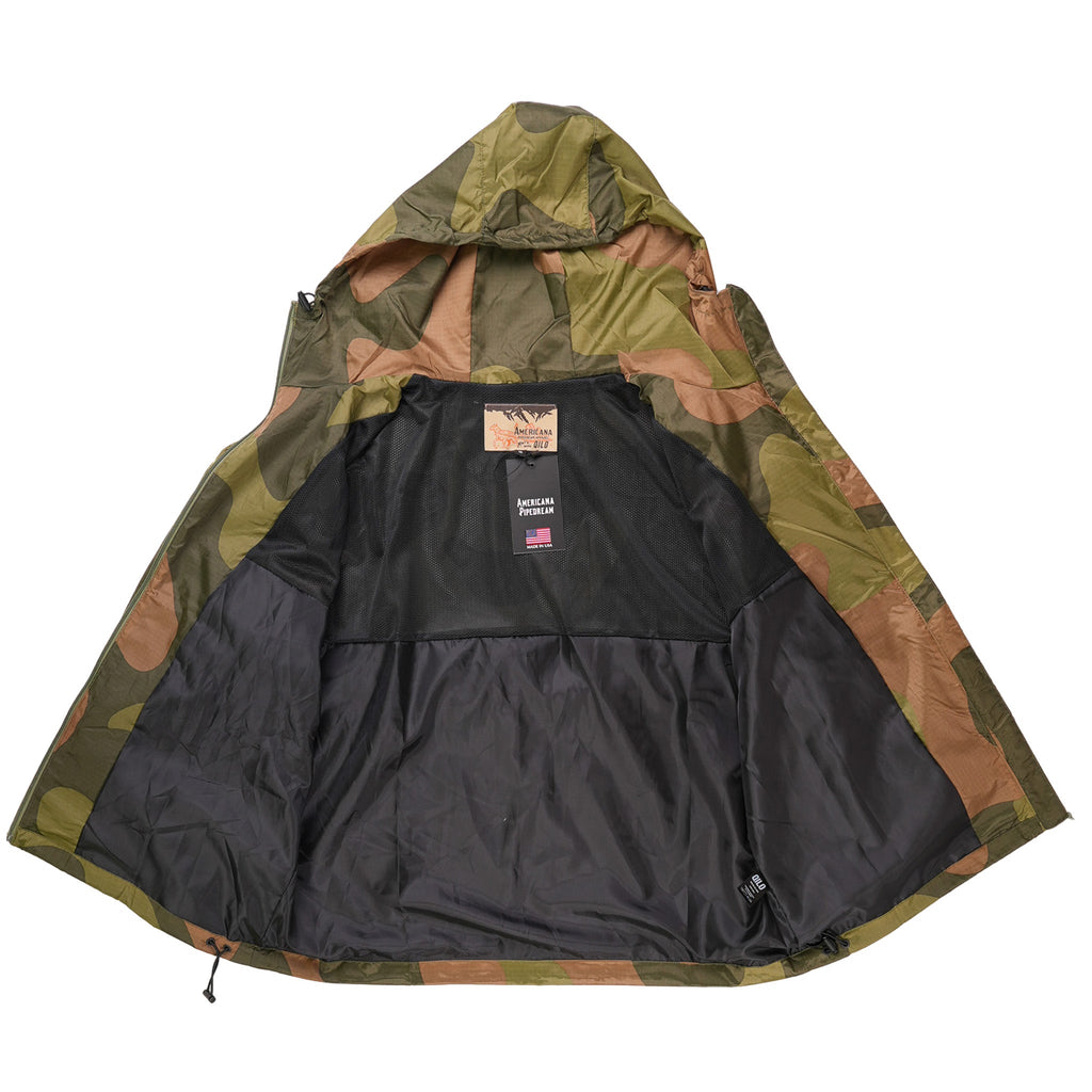 QILO x AP Retro Windbreaker Gen. III Retro Windbreaker in Norwegian Woodland Americana Pipedream Apparel