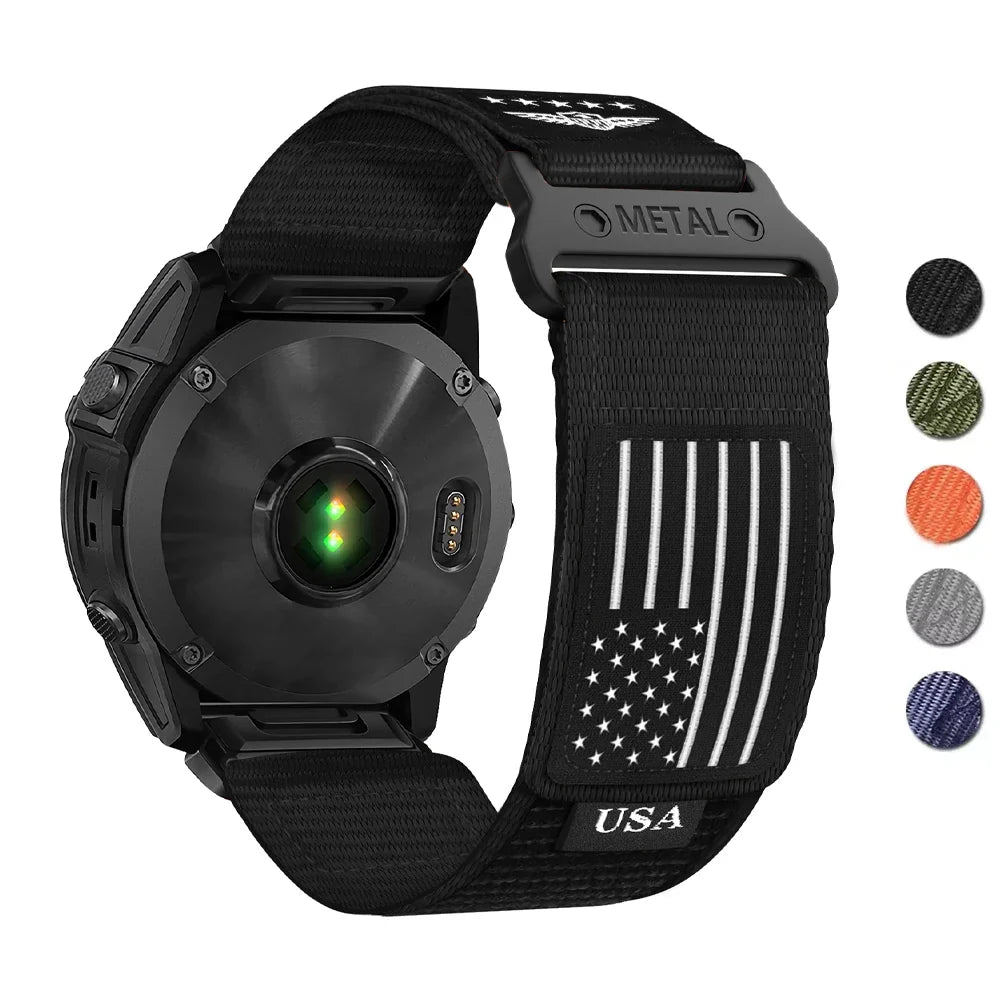 Garmin Fenix Nylon Strap - Tough Tactical QuickFit Band