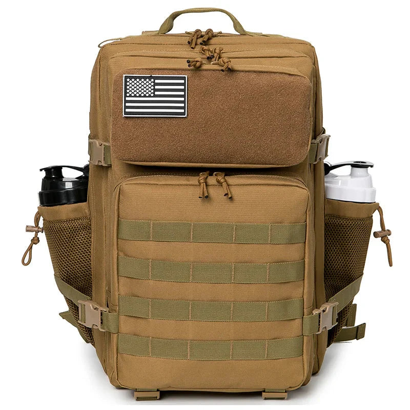45L Tactical Backpack survival Bag Hunting MOLLE Backpack GYM For Men EDC Outdoor Hiking Rucksack Witch Bottle Holder Dabfavshop