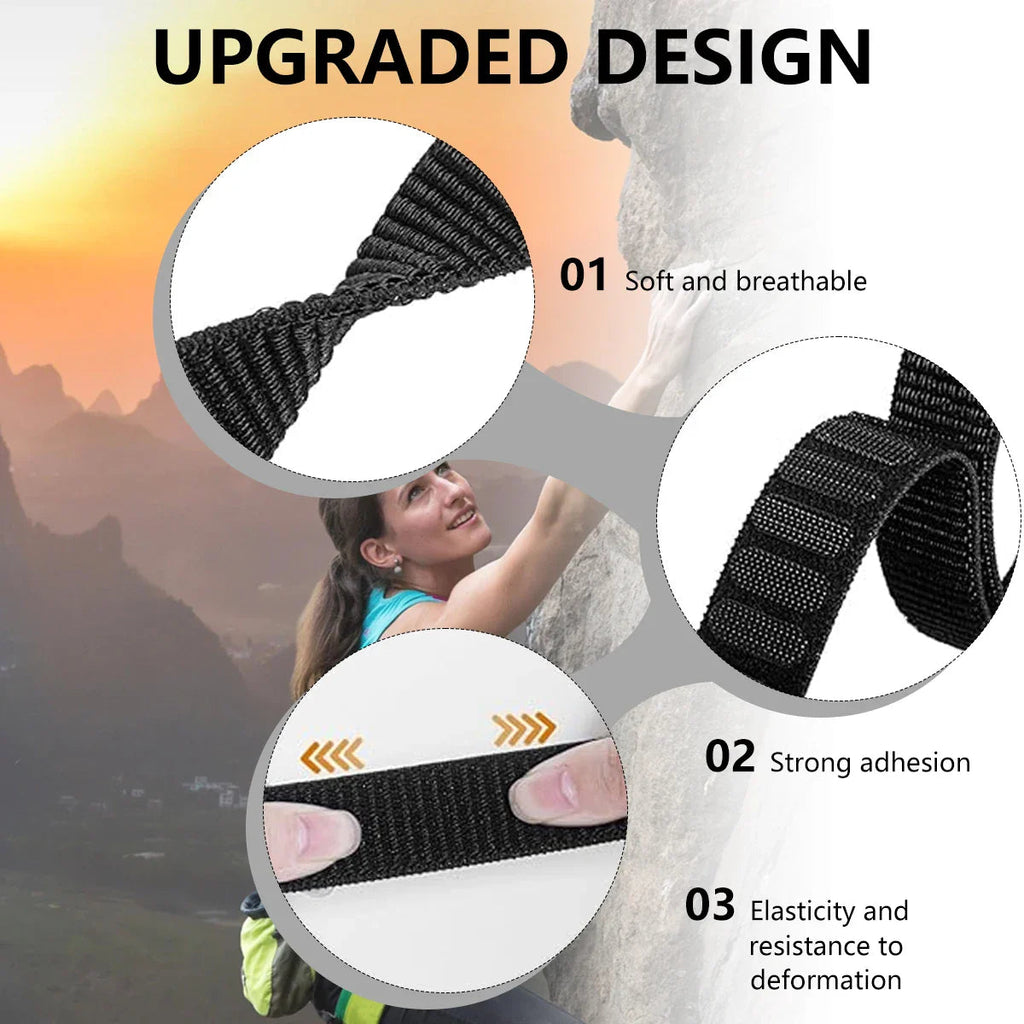 Garmin Nylon Loop Strap - Breathable Tactical Sports Band BandsCo Straps