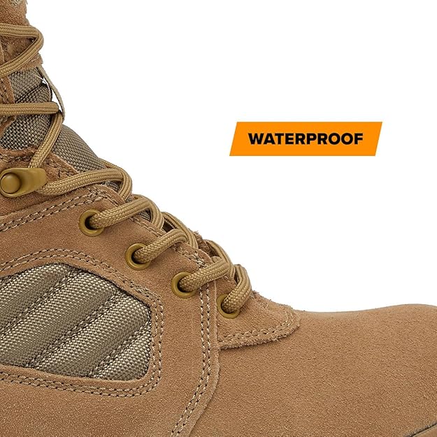 MAG STORM 8" Desert Military Tactical Boot SZ WP Magnum Boots