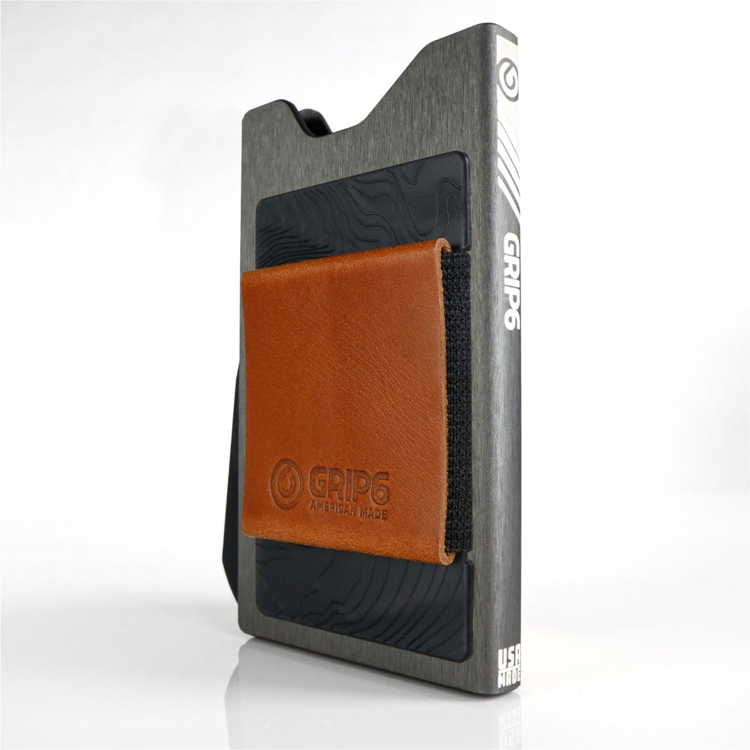 GRIP6 Gunmetal Wallet — Slim RFID-Blocking EDC Wallet