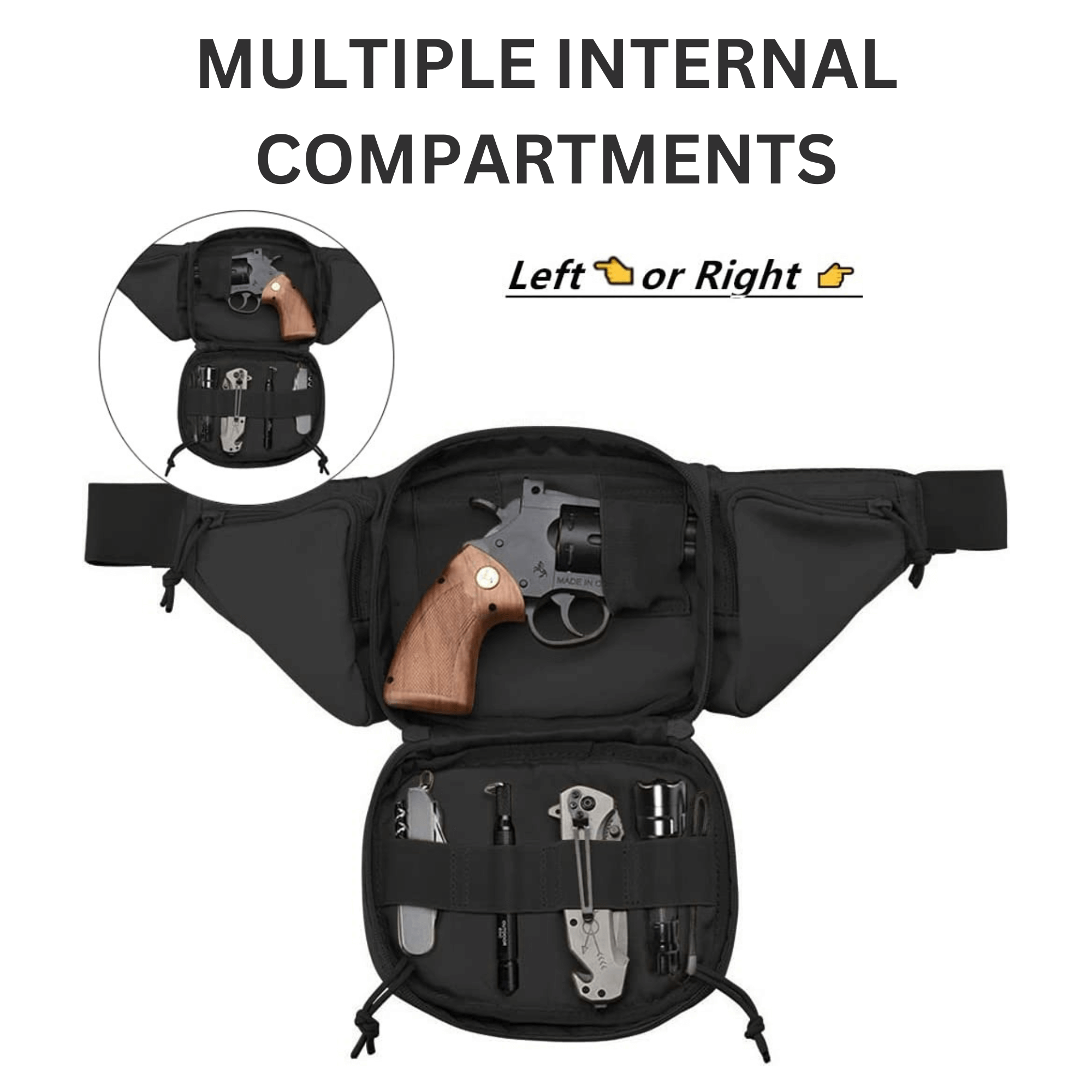 Tactical Waist Bag MOLLE EDC Pouch